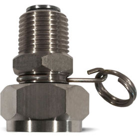Sani-Lav® N11S Swivel Hose Adapter Stainless Steel 1/2 MNPT x 3/4 FGHT N11S