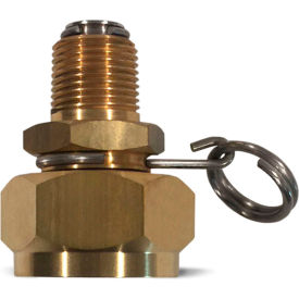 Sani-Lav® N12 Swivel Hose Adapter Brass 3/8 MNPT x 3/4 FGHT N12