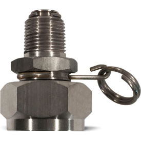 Sani-Lav® N12S Swivel Hose Adapter Stainless Steel 3/8 MNPT x 3/4 FGHT N12S