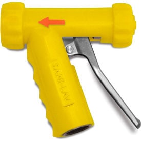 Sani-Lav® N1SSY Mid-Sized Stainless Steel Spray Nozzle - Yellow N1SSY