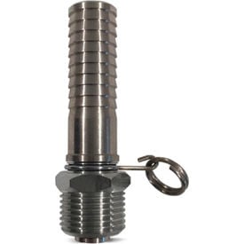 Sani-Lav® N20S Swivel Hose Adapter Stainless Steel 3/4 MGHT x 3/4 Hose Barb N20S