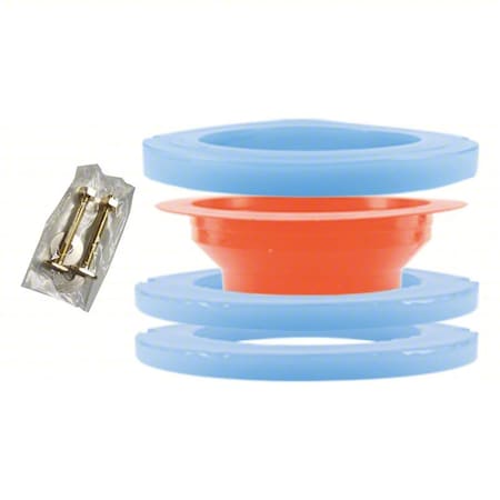 TightSealToiletKit, 1inL, 1inW, Rubber MPN:TFK-123
