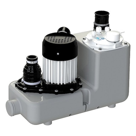 SinkDrainPumpSystem, 4.125ft, 1hp, 120VAC MPN:018