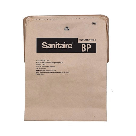 Vacuum Bag, Paper, PK5 MPN:3769