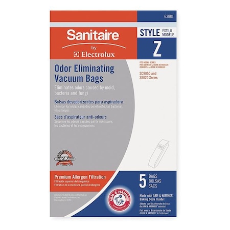 Bag, Z, Paper, Non-reusable, PK5 MPN:63881