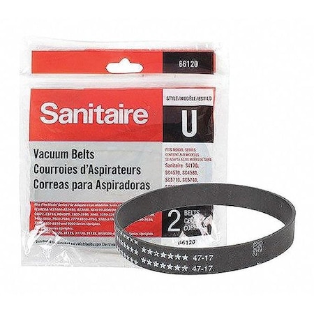 Upright Vacuum Belt, Flat, 24 PK MPN:66120