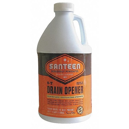 Drain Opener, Sulfuric Acid, 1/2 gal., PK4 MPN:210