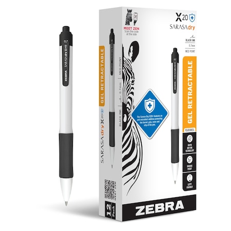 Gel Pen Retractable X20 Plus, PK12 MPN:41610