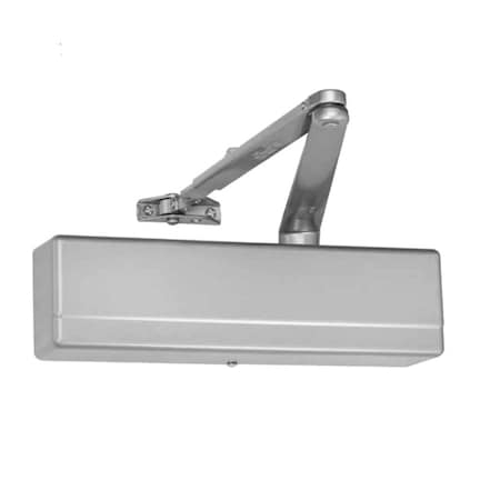 Surface Door Closer, Regular Universal Arm, Thru Bolts, Sprayed Aluminum Enamel MPN:1431-RUO TB EN