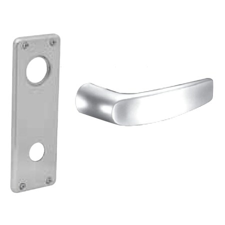 Fail Safe, 24V Electrified Mortise Lock, WT Escutcheon, B Lever, Satin Chrome MPN:8270-24V WTB 26D