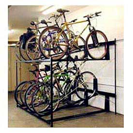 Saris® Non-Lockable Two Tier 8 Bike Storage Rack 54 x 63 8018
