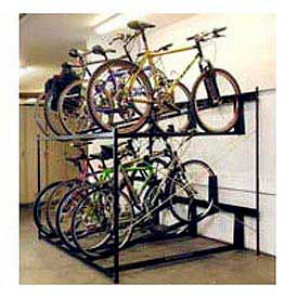 Saris® Non-Lockable Two Tier 8 Bike Storage Rack 72 x 63 8080