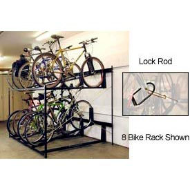 Saris® Lockable Two Tier 6 Bike Storage Rack 8116