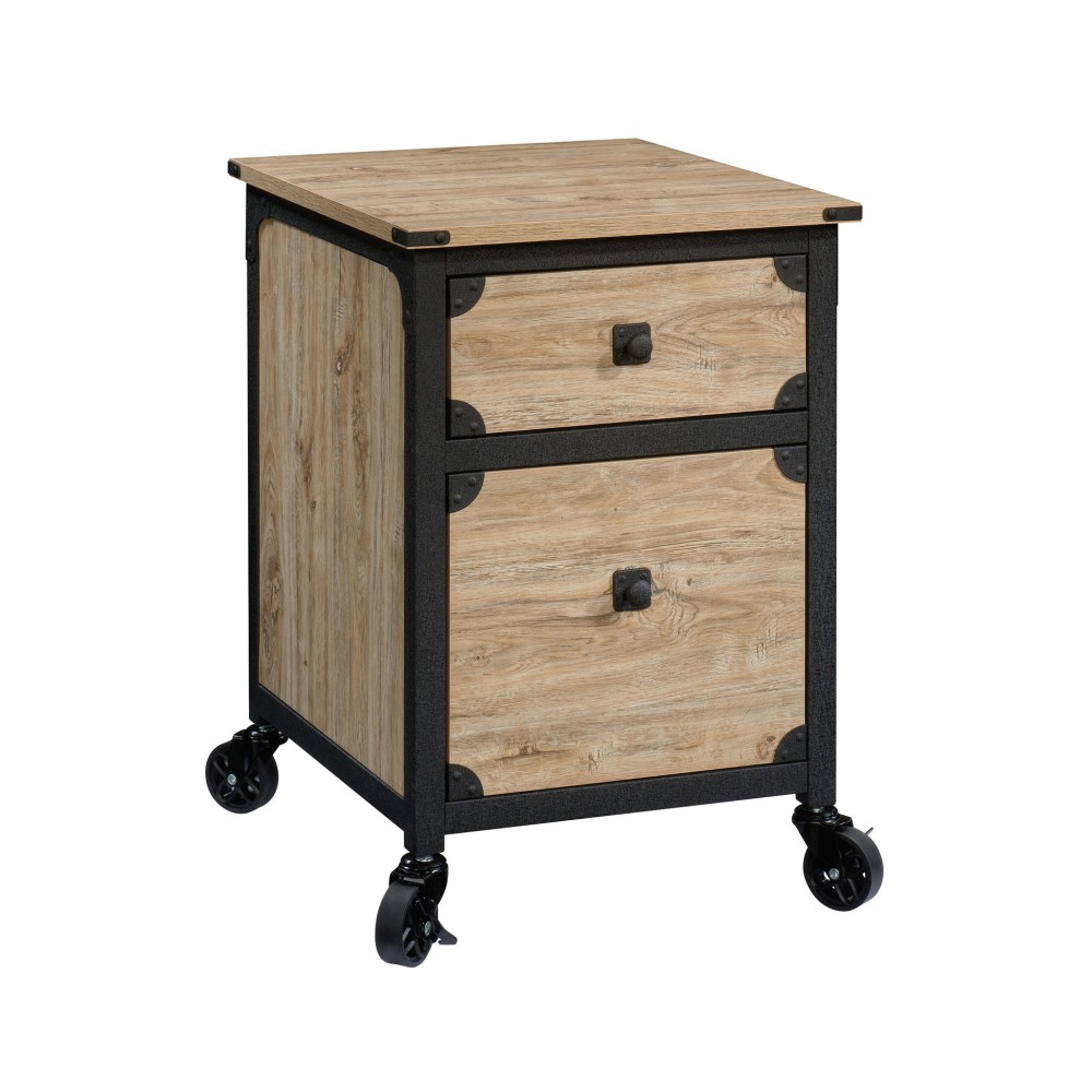Sauder River 20-1/8inW x 23-1/8inD Lateral Mobile Pedestal File Cabinet, Milled Mesquite MPN:425909