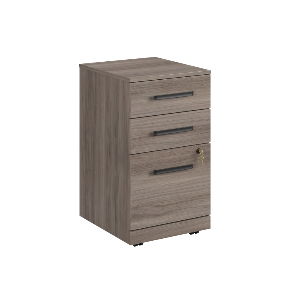 Sauder Affirm 20inD Vertical 3-Drawer Mobile File Cabinet With Lock, Hudson Elm MPN:427873
