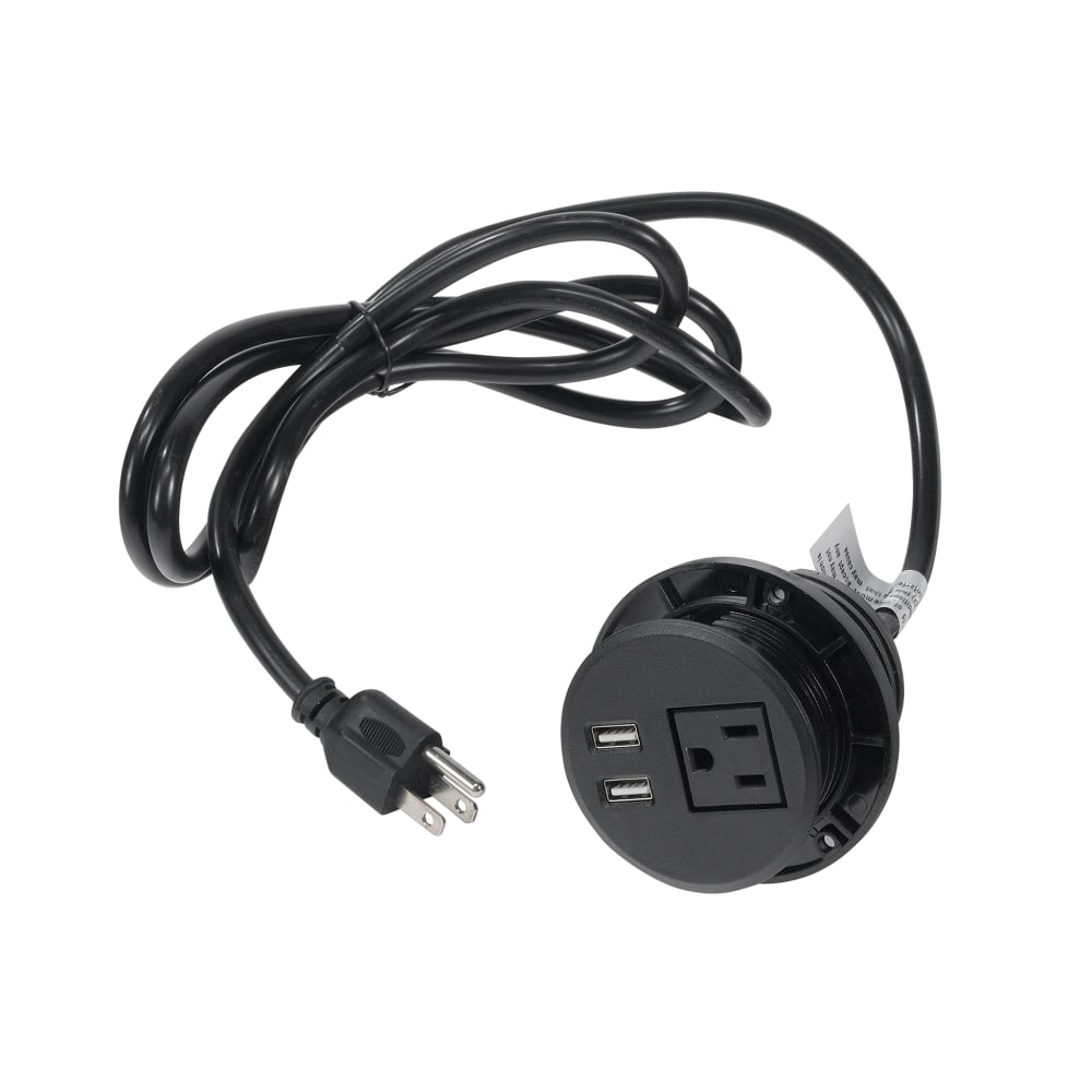 Sauder Select Furniture Power Grommet, Black MPN:427829