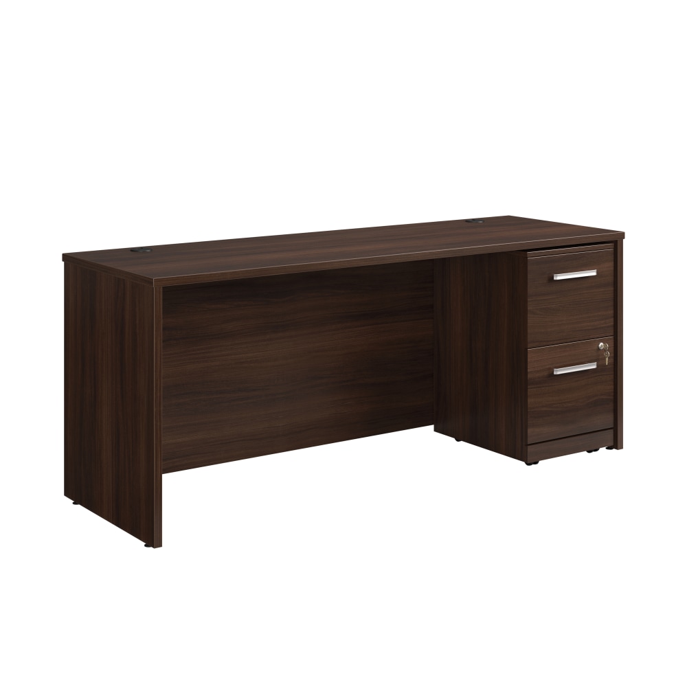Sauder Affirm Desk With 2-Drawer Locking Mobile Pedestal File, Noble Elm MPN:431501
