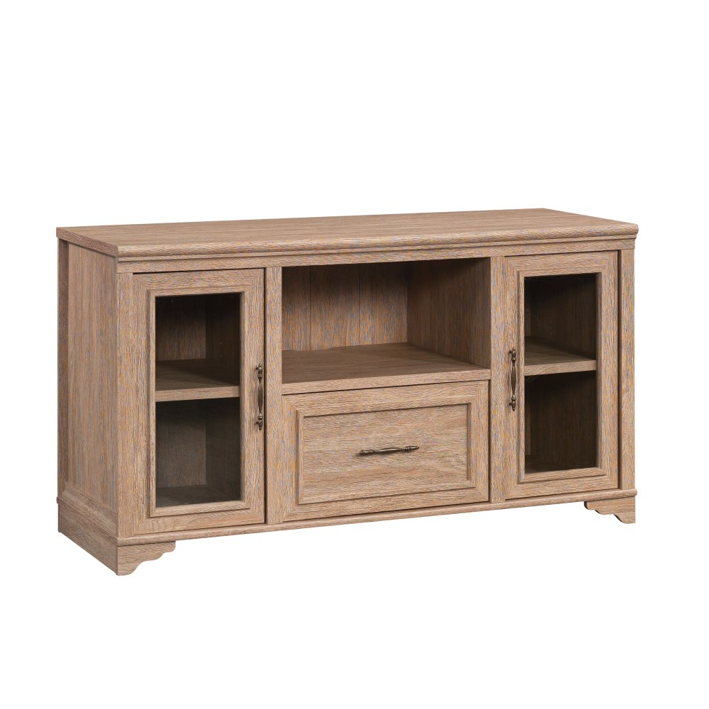 Sauder Rollingwood 54inW Computer Desk Credenza, Brushed Oak MPN:431437
