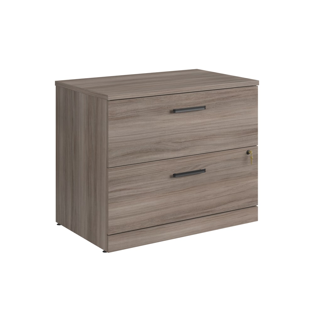 Sauder Affirm 35-1/2inW x 23-1/2inD Lateral 2-Drawer File Cabinet With Lock, Hudson Elm MPN:427871