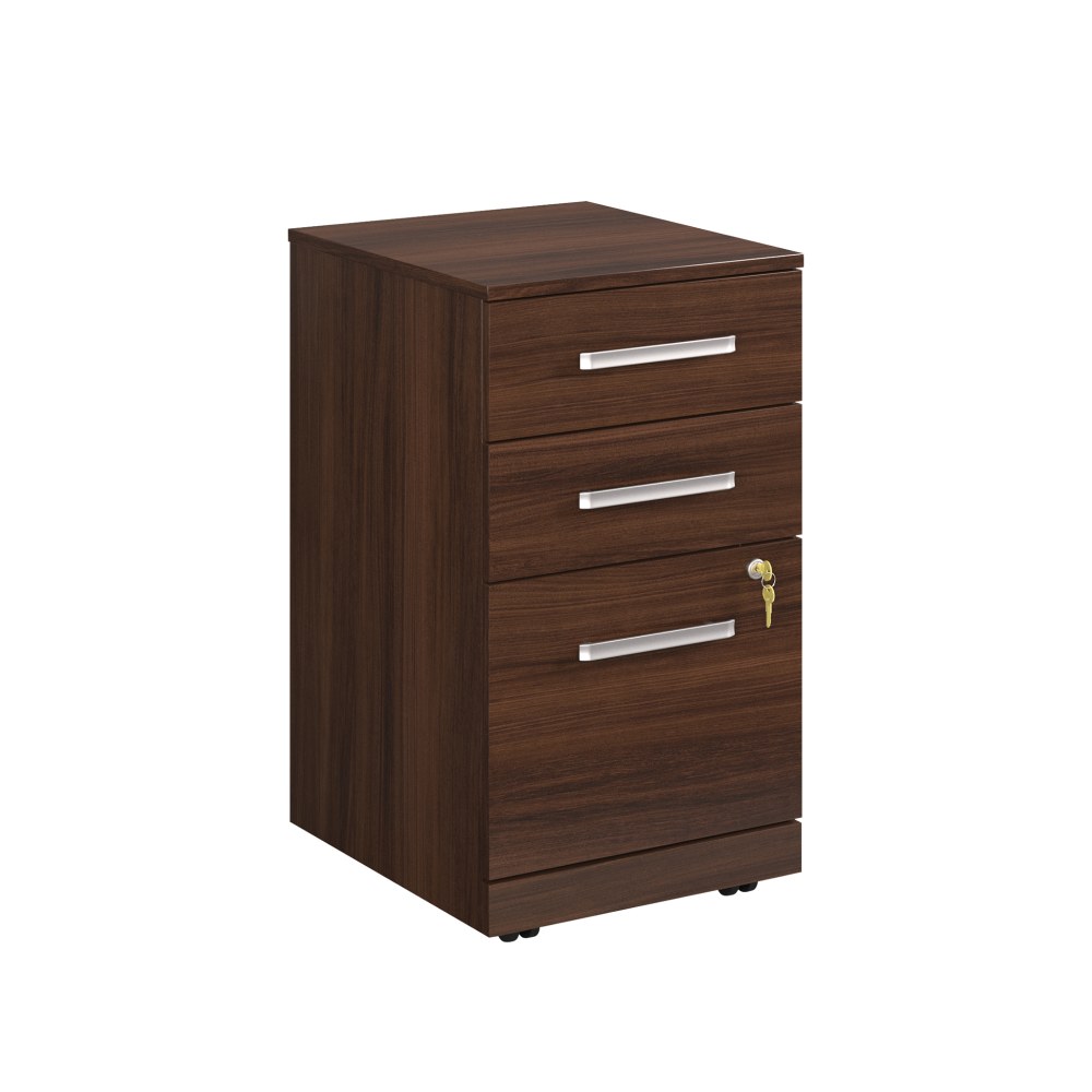 Sauder Affirm 20inD Vertical 3-Drawer Mobile File Cabinet With Lock, Noble Elm MPN:427876