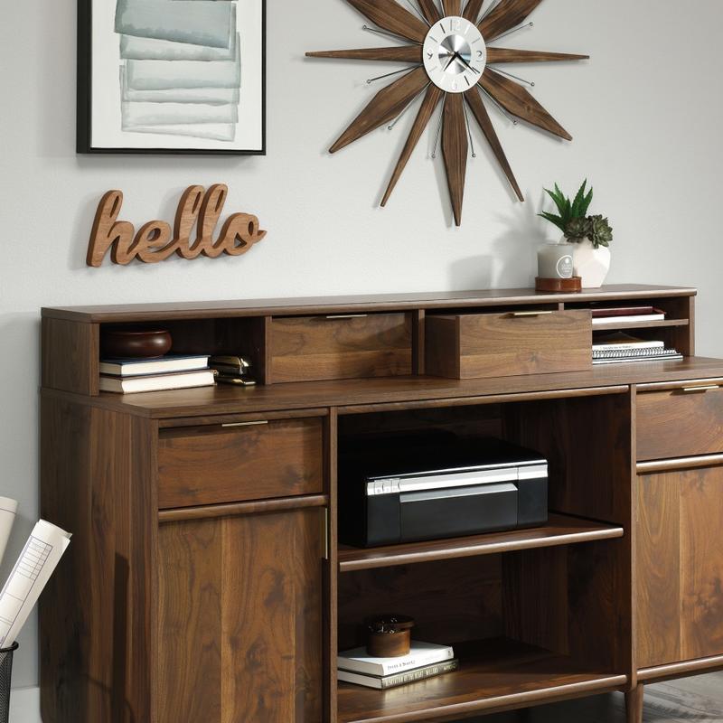 Sauder Clifford Place Organizer Hutch, Grand Walnut MPN:421118