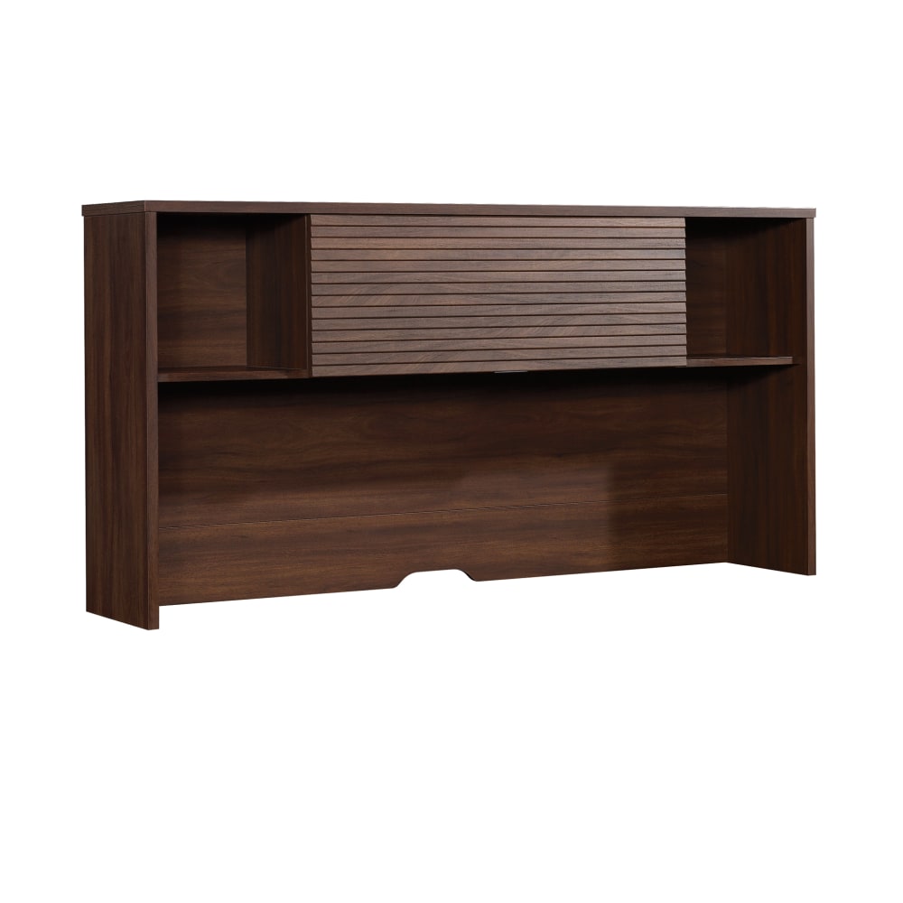 Sauder Palo Alto 72inW Hutch For L-Desk Or Large Credenza, Spiced Mahogany MPN:427799