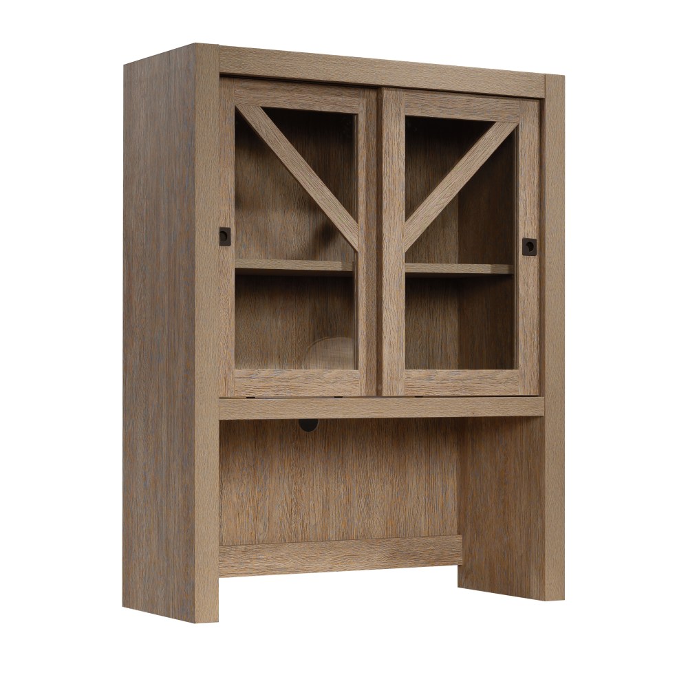 Sauder Dixon City 33inW Library Hutch, Brushed Oak MPN:432889