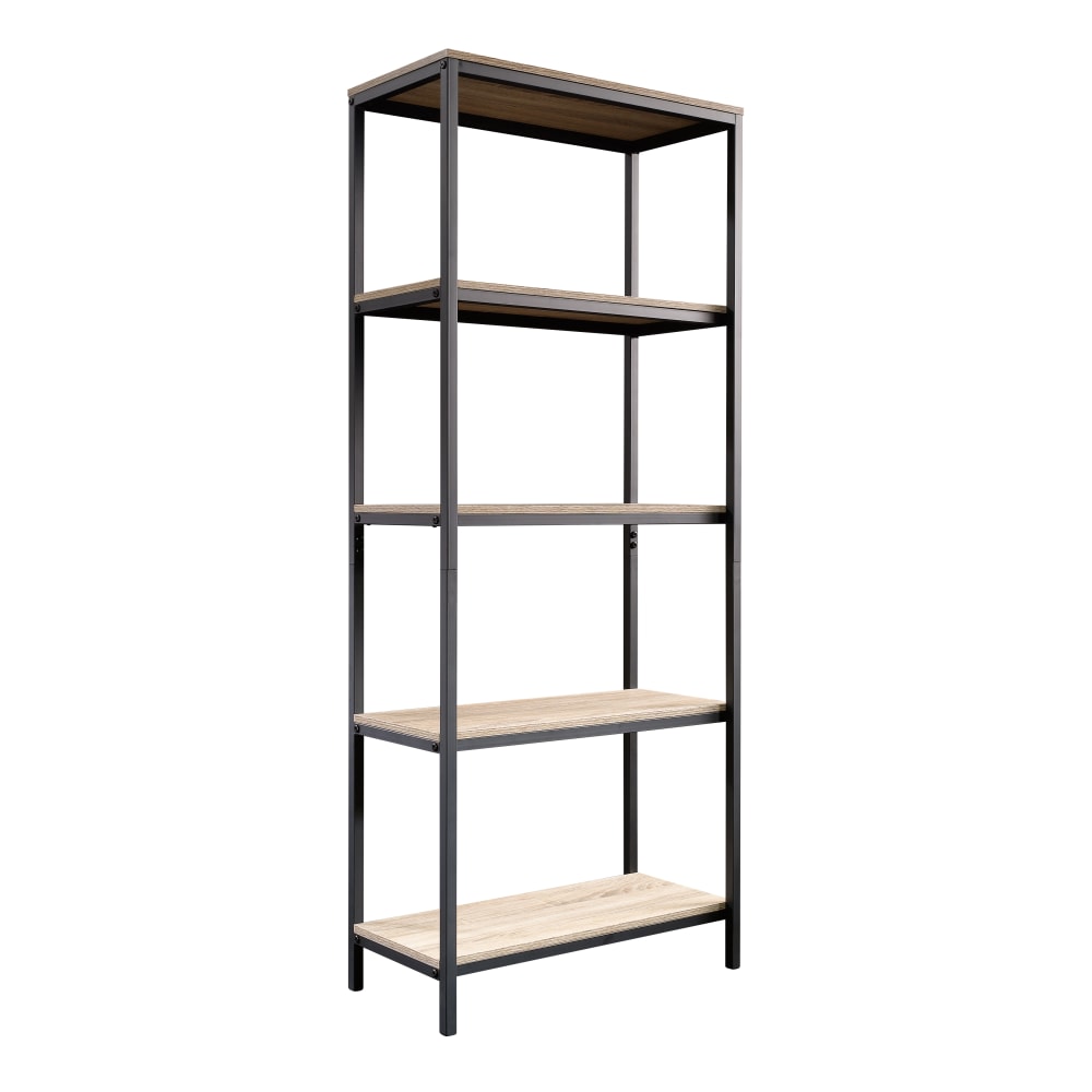 Sauder North Avenue 57inH 5-Shelf Bookcase, Charter Oak MPN:420277