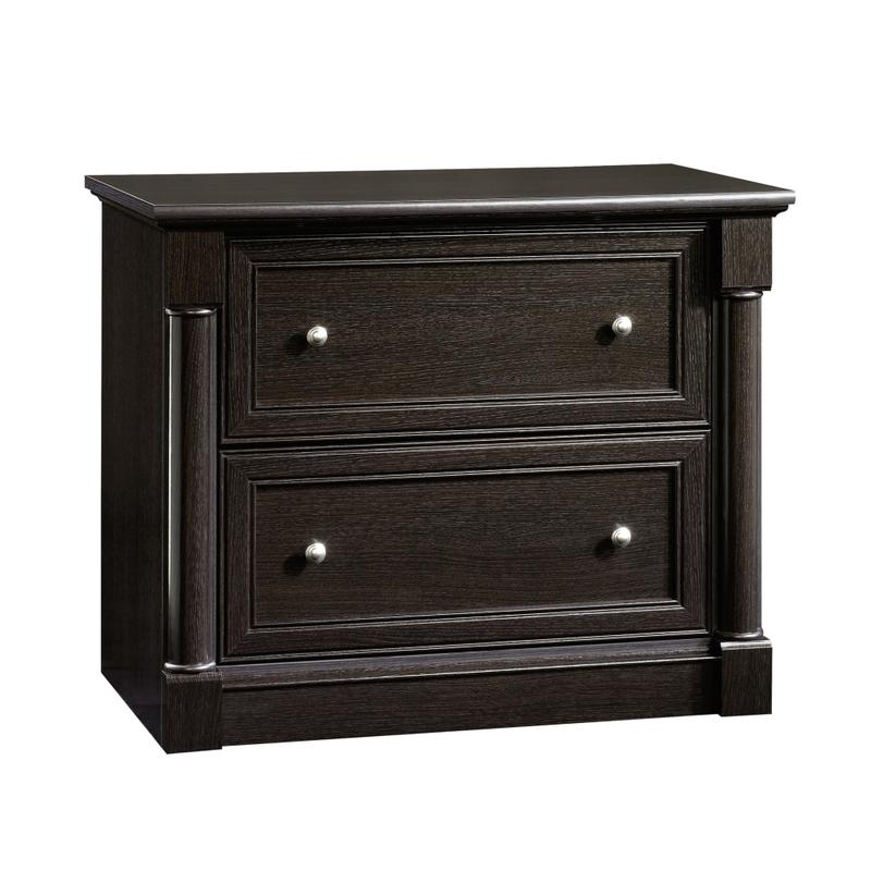 Sauder Palladia 36-13/16inW x 22inD Lateral 2-Drawer File Cabinet, Wind Oak MPN:416514
