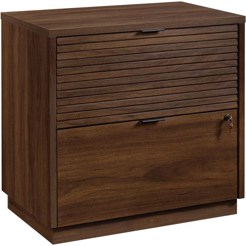 Sauder Englewood 31inW x 19inD Lateral 2-Drawer File Cabinet, Spiced Mahogany MPN:426908