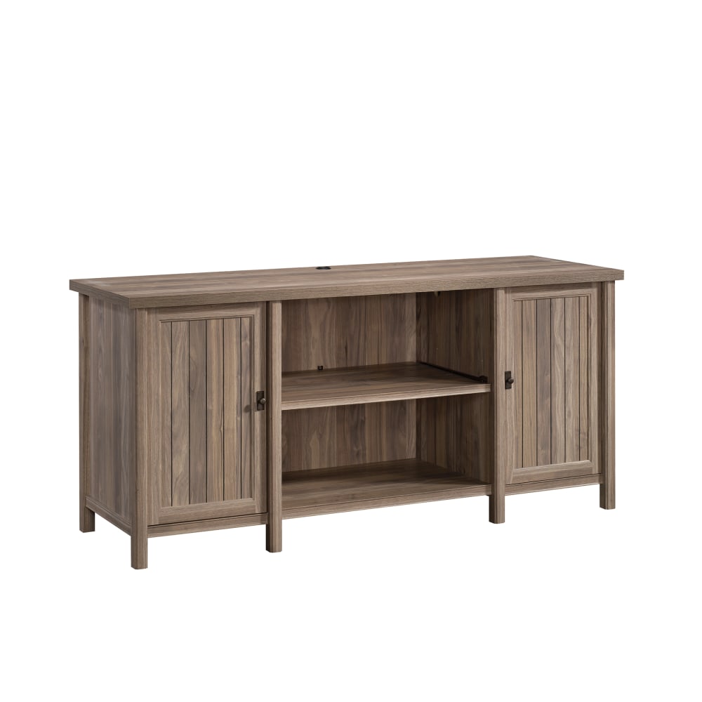 Sauder Costa 65inW Office Credenza, Washed Walnut MPN:428193