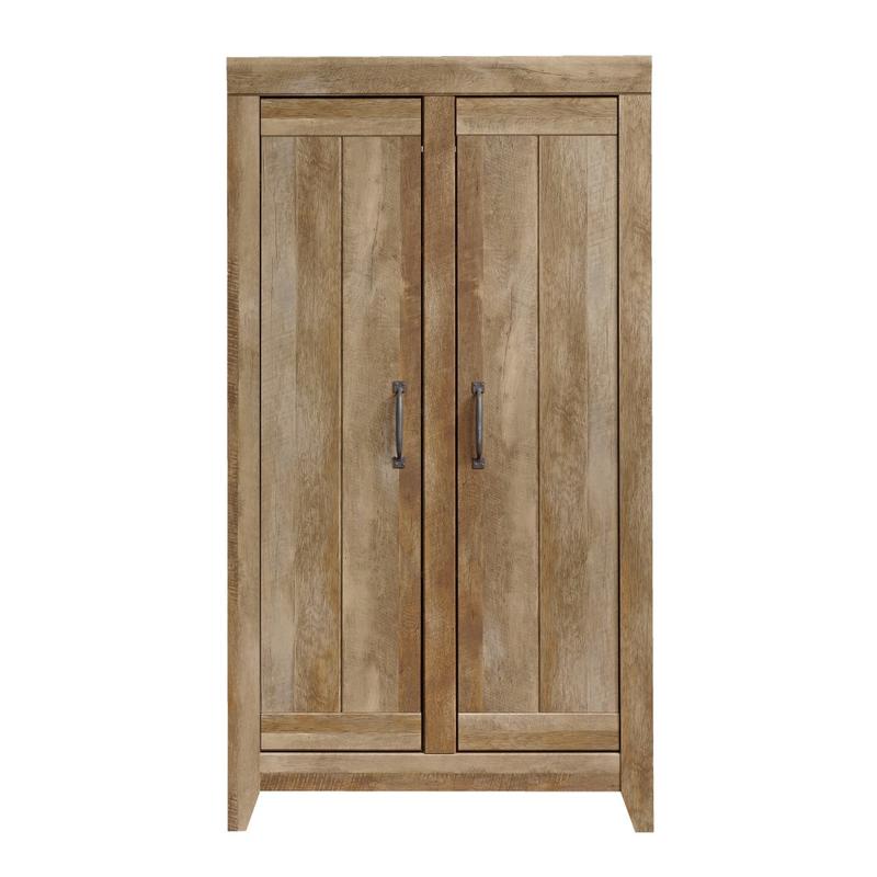 Sauder Adept Wide Wood Storage Cabinet, Craftsman Oak MPN:418141