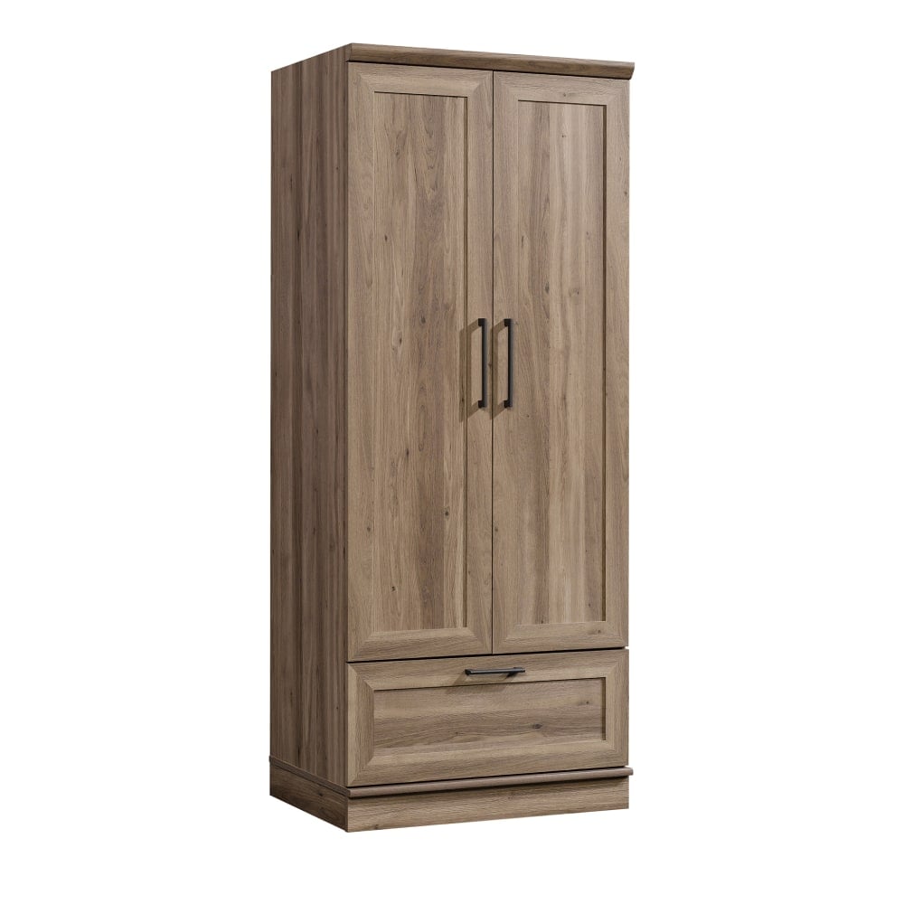 Sauder Homeplus Storage Cabinet Closet, 2 Shelves, Salt Oak MPN:423007