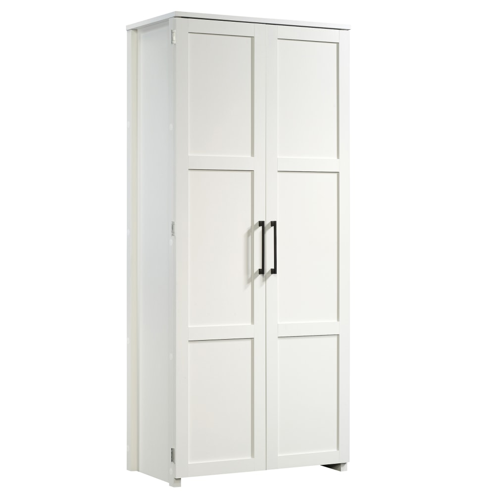 Sauder Homeplus Storage Cabinet, 4 Fixed Shelves, White MPN:424001
