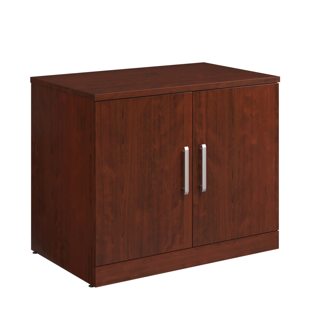 Sauder Affirm Commercial 36inW Storage Cabinet With Doors, Classic Cherry MPN:427057