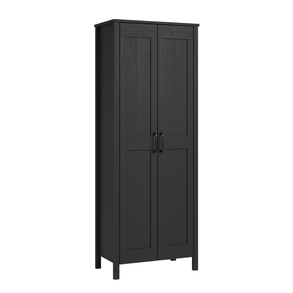 Sauder Select 28inW 2-Door Storage Cabinet, Raven Oak MPN:433243
