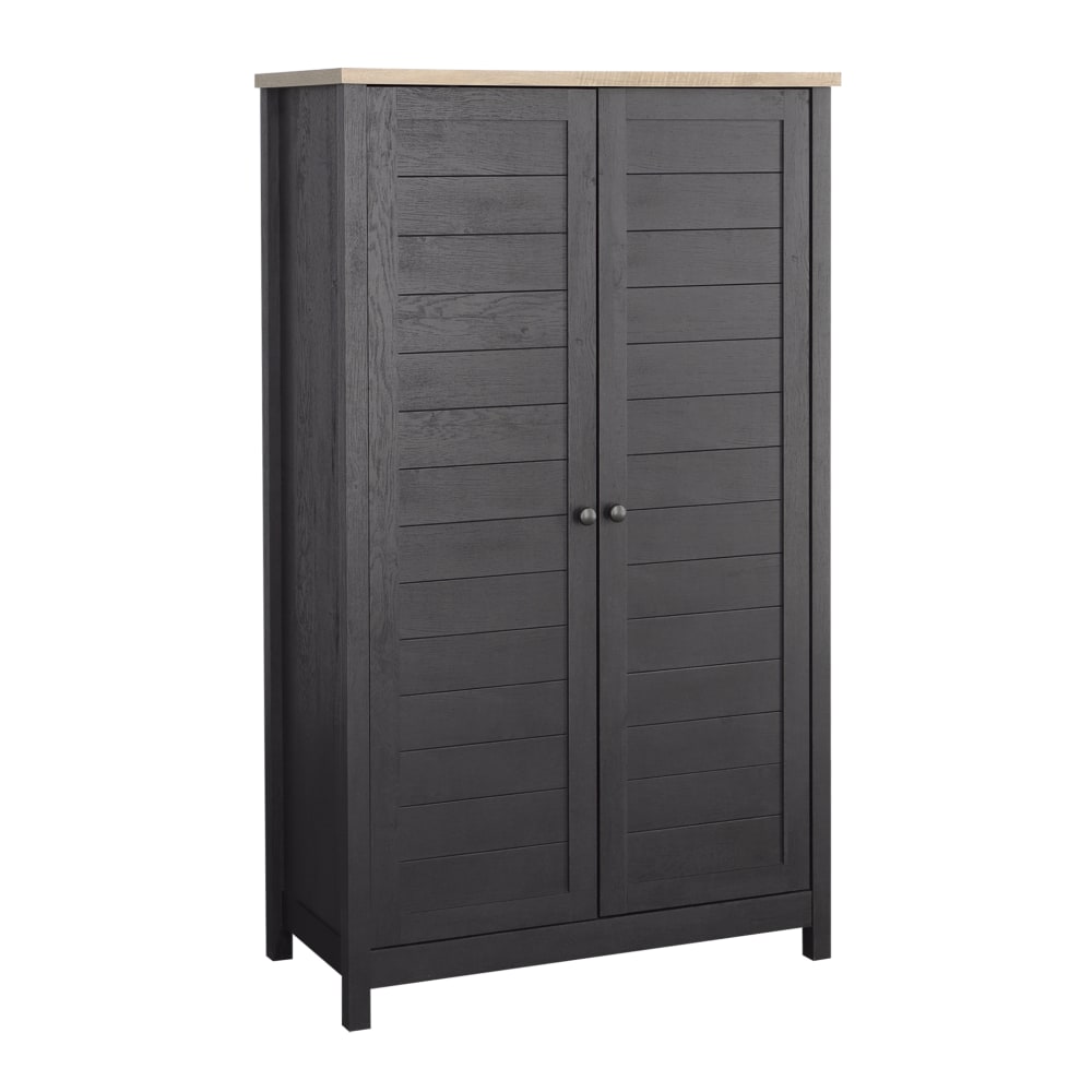 Sauder Cottage Road 61inH Traditional Style Storage Cabinet, Raven Oak MPN:433803