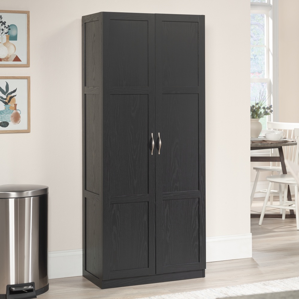 Sauder Select 30inW Contemporary Storage Cabinet, Black MPN:433933