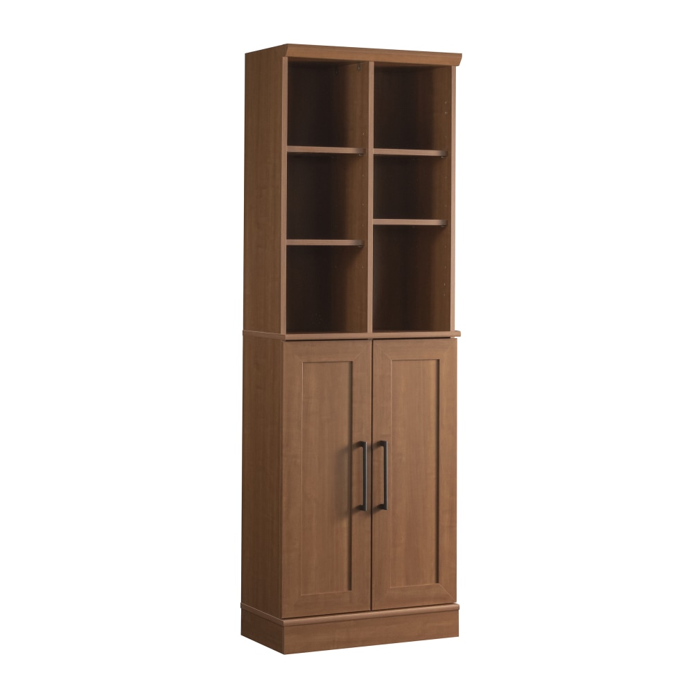 Sauder HomePlus Modern 24inW Storage Cabinet With Adjustable Doors, Sienna Oak MPN:435133