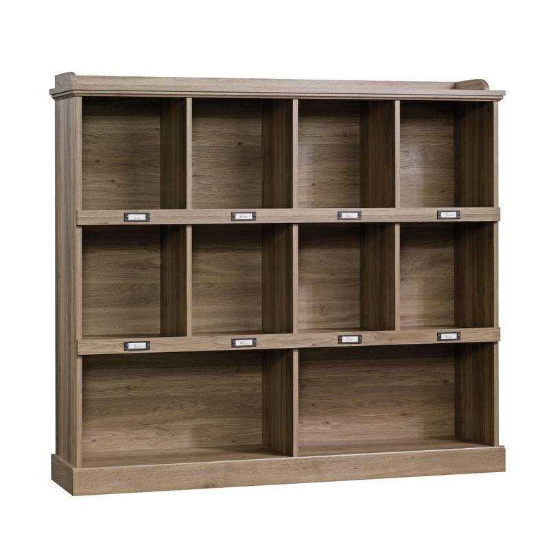 Sauder Barrister Lane Cubby Bookcase, Salt Oak MPN:414726
