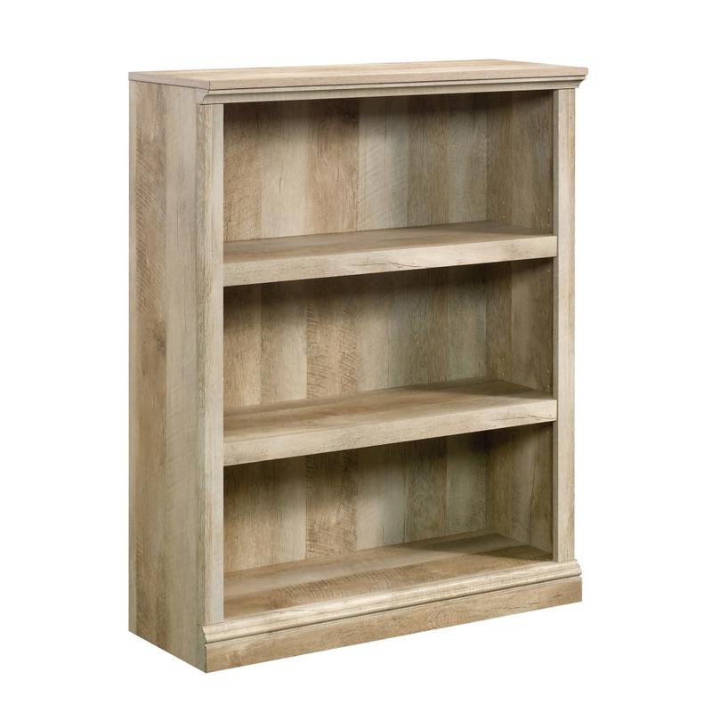 Sauder Select 44inH 3-Shelf Bookcase, Lintel Oak MPN:420177