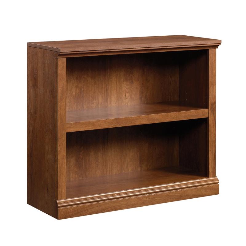 Sauder Select 29 15/16inH 2-Shelf Transitional Bookcase, Oak/Light Finish, Standard Delivery MPN:420178