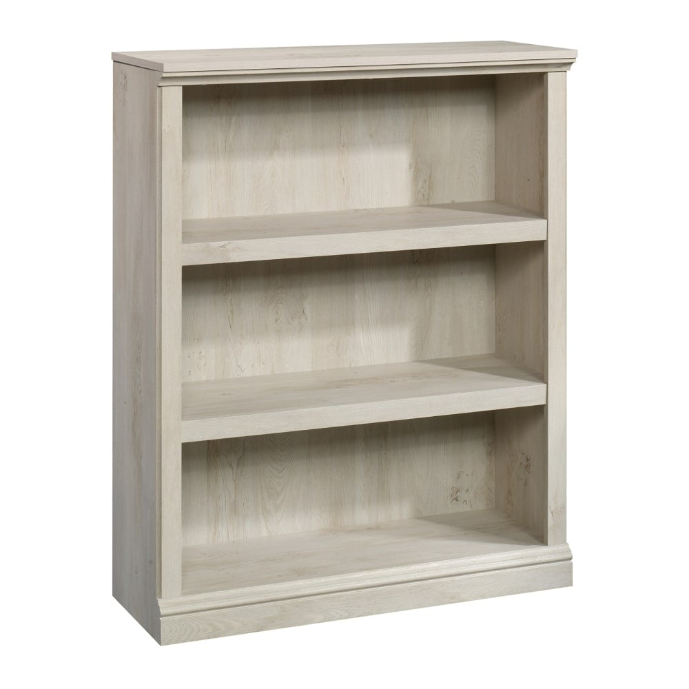 Sauder Select 44inH 3-Shelf Bookcase, Chalked Chestnut MPN:423032