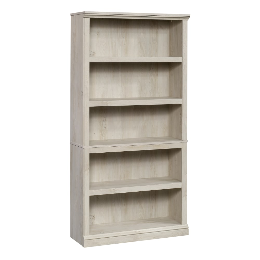 Sauder Select 69 13/16inH 5-Shelf Transitional Bookcase, Brown/Light Finish, Standard Delivery MPN:423033