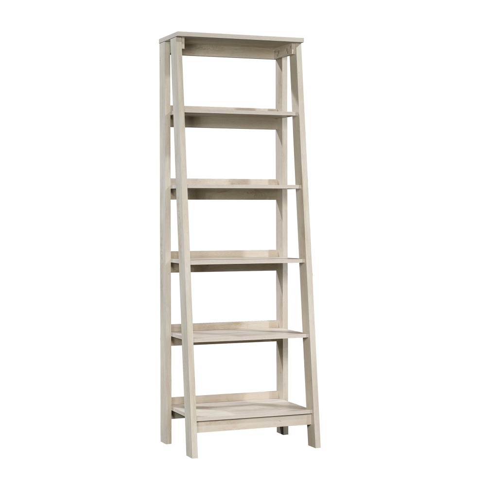 Sauder Trestle 72inH 5-Shelf Bookcase, Chalked Chestnut MPN:424122