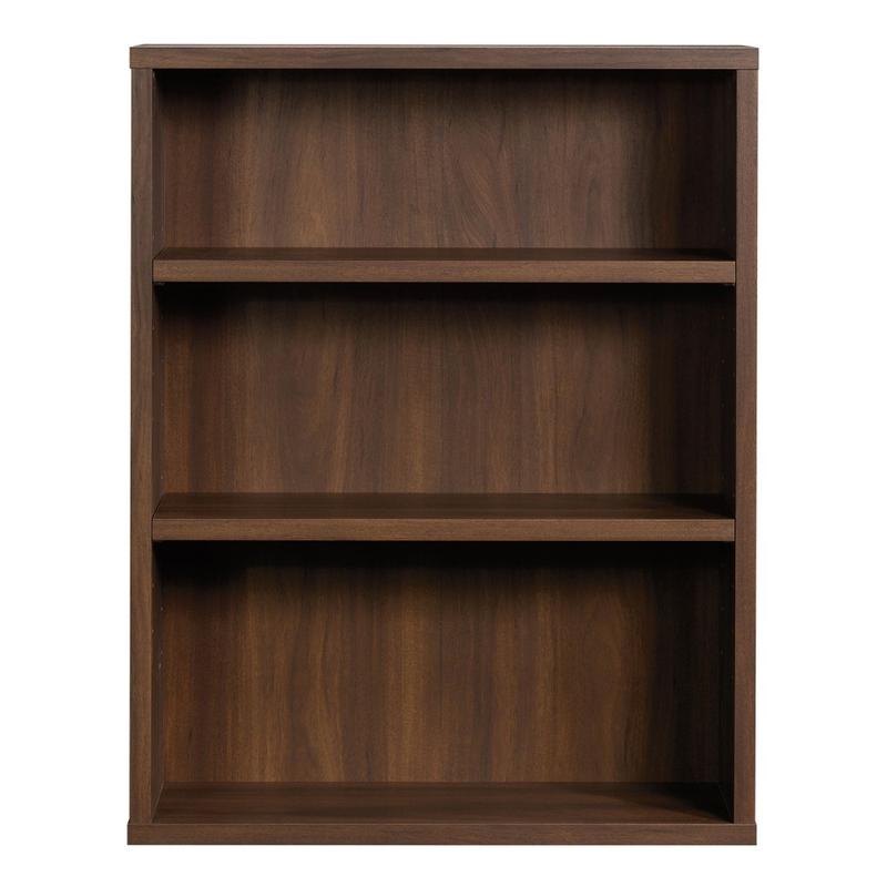 Sauder Optimum 45inH 3-Shelf Bookcase Spiced Mahogany MPN:426015 Sauder Optimum 45inH 3-Shelf Bookcase Spiced Mahogany MPN:426015