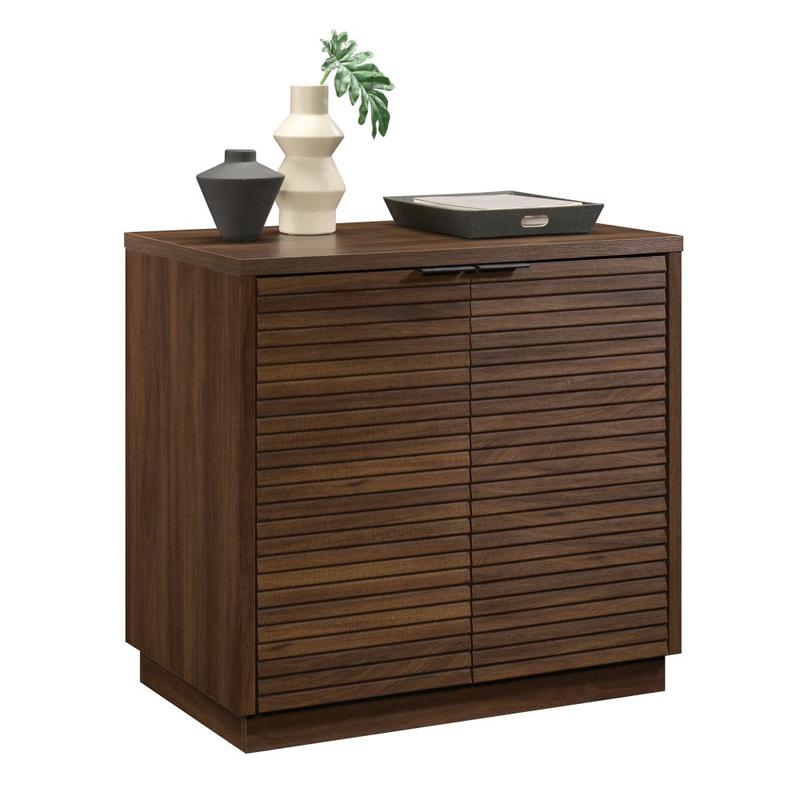 Sauder Englewood 29inH Library Base, Spiced Mahogany MPN:426909