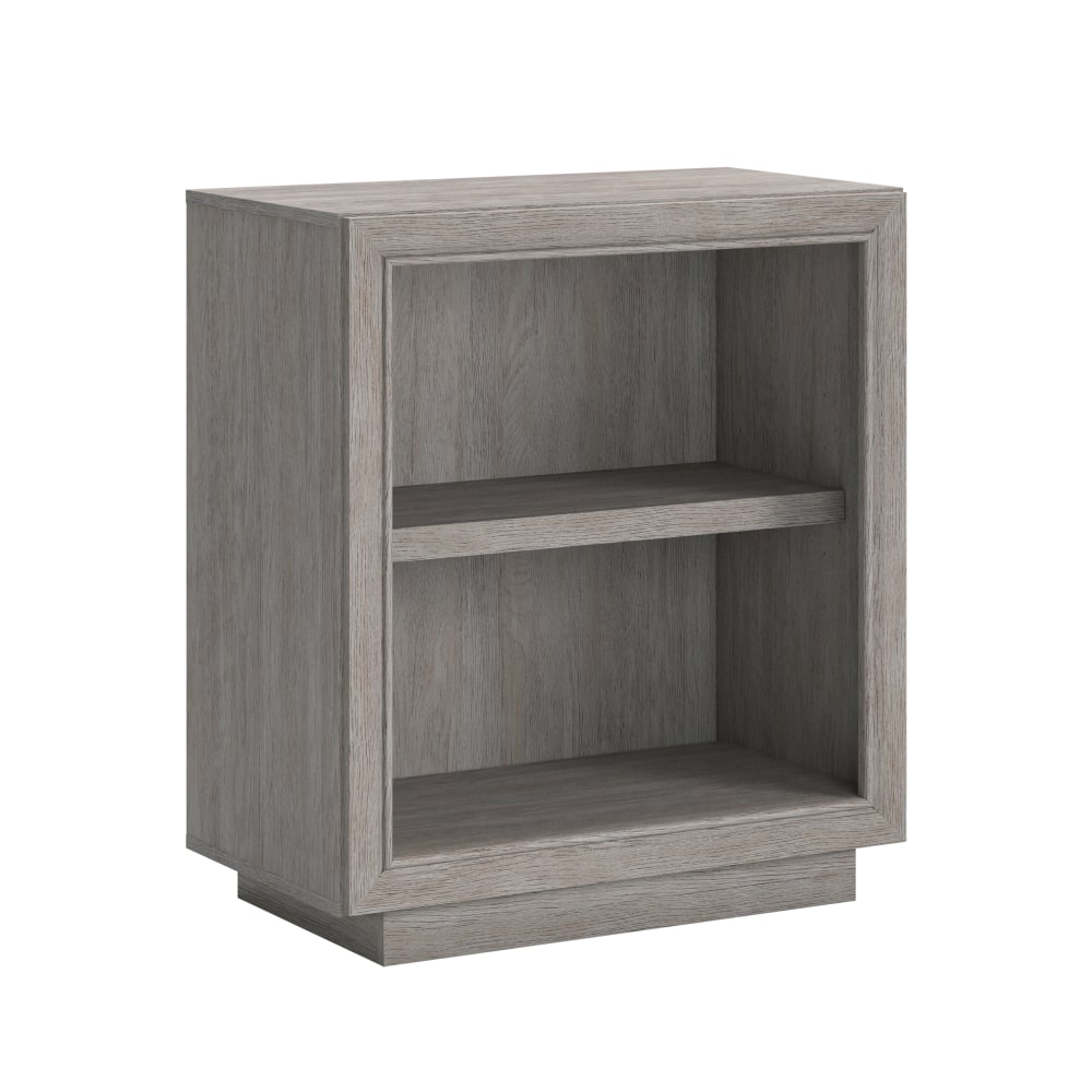 Sauder Hayes Garden 34inH 2-Shelf Bookcase, Ashen Oak MPN:434778
