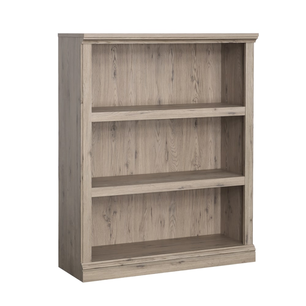 Sauder Select 44inH 3-Shelf Bookcase, Laurel Oak MPN:434826