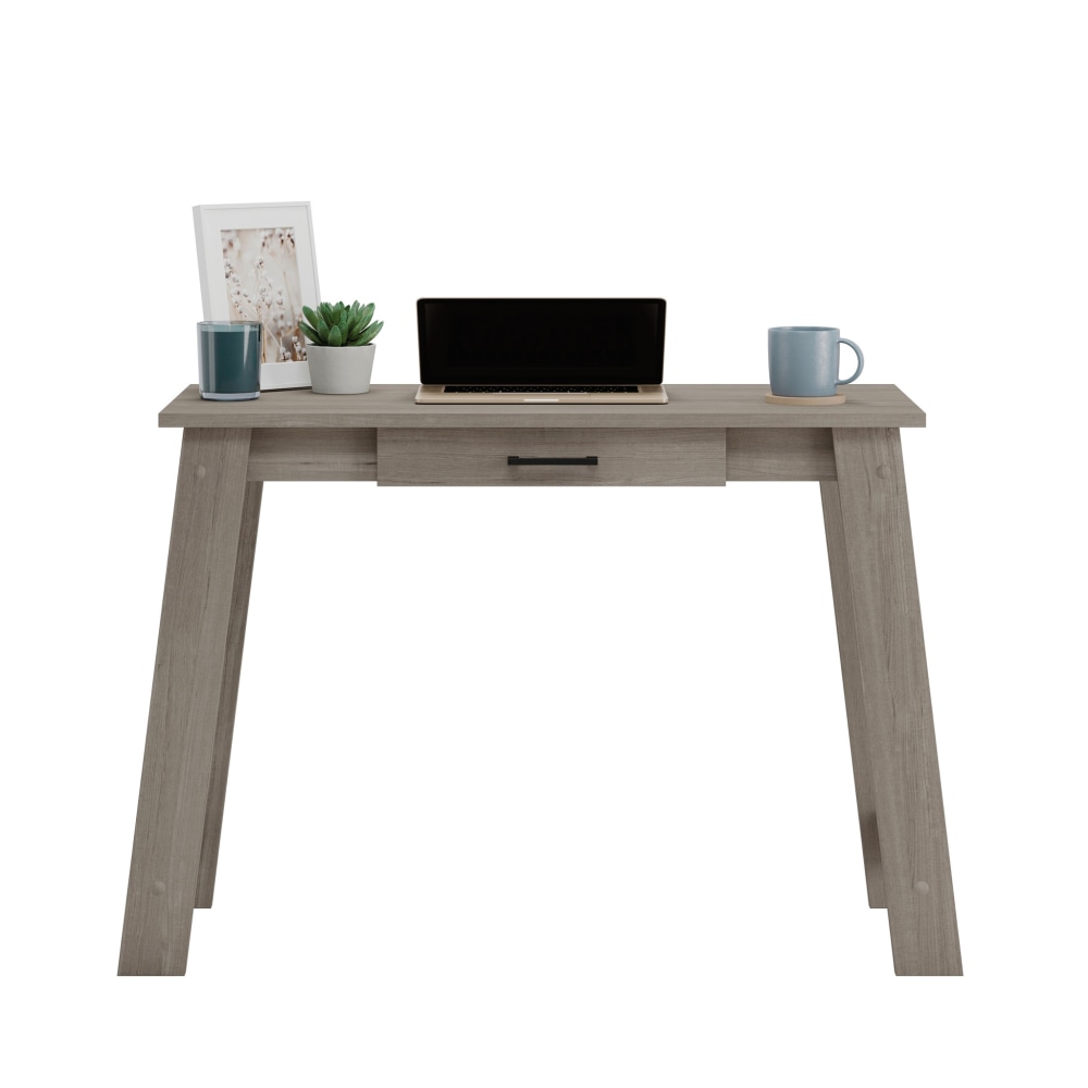 Sauder Beginnings 44inW Writing Desk Table, Silver Sycamore MPN:428237